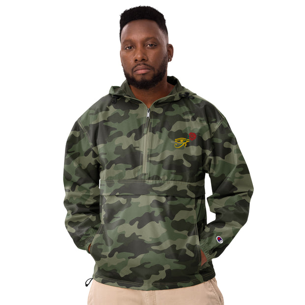 BM Logo Embroidered Champion Packable Jacket