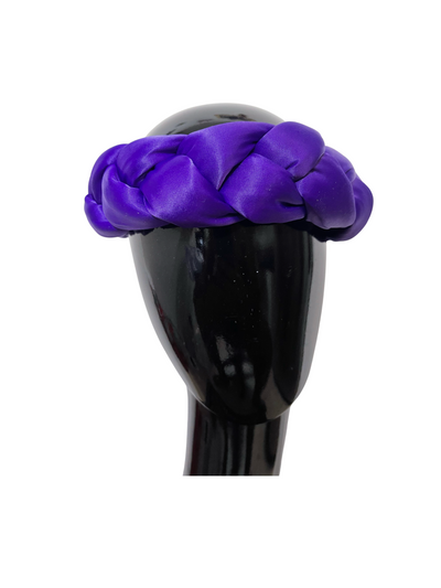 Purple Satin Crown